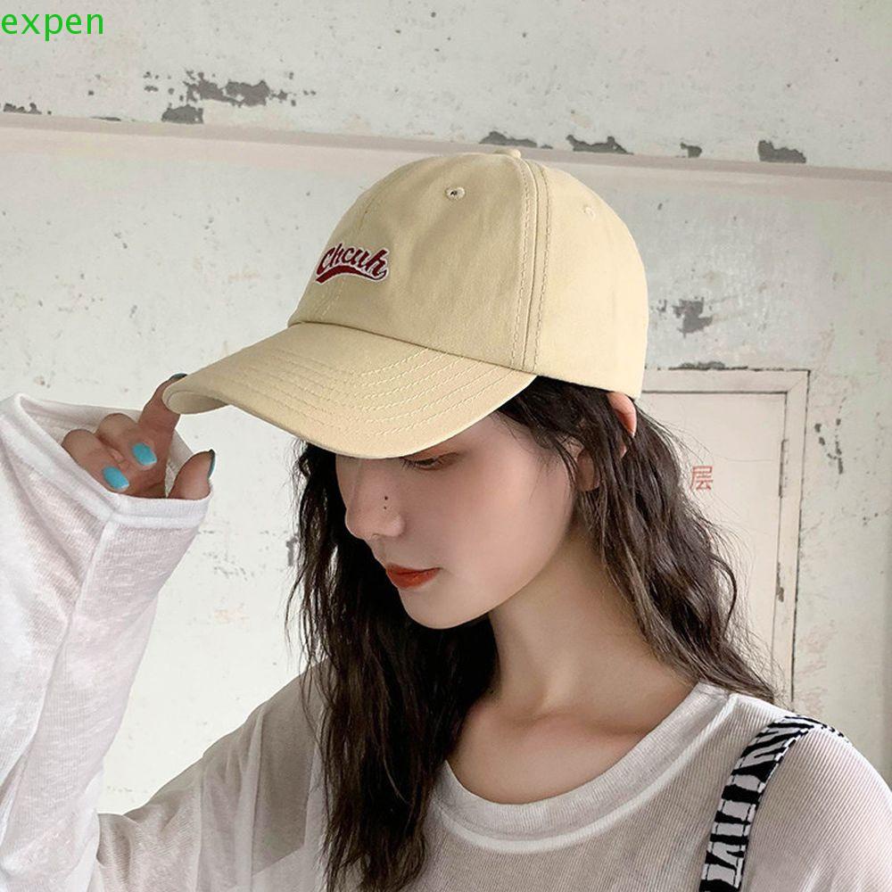 EXPEN Mũ Lưỡi Trai Cotton Vành Cong Phong Cách Thể Thao Thời Trang Cho Nam Và Nữ