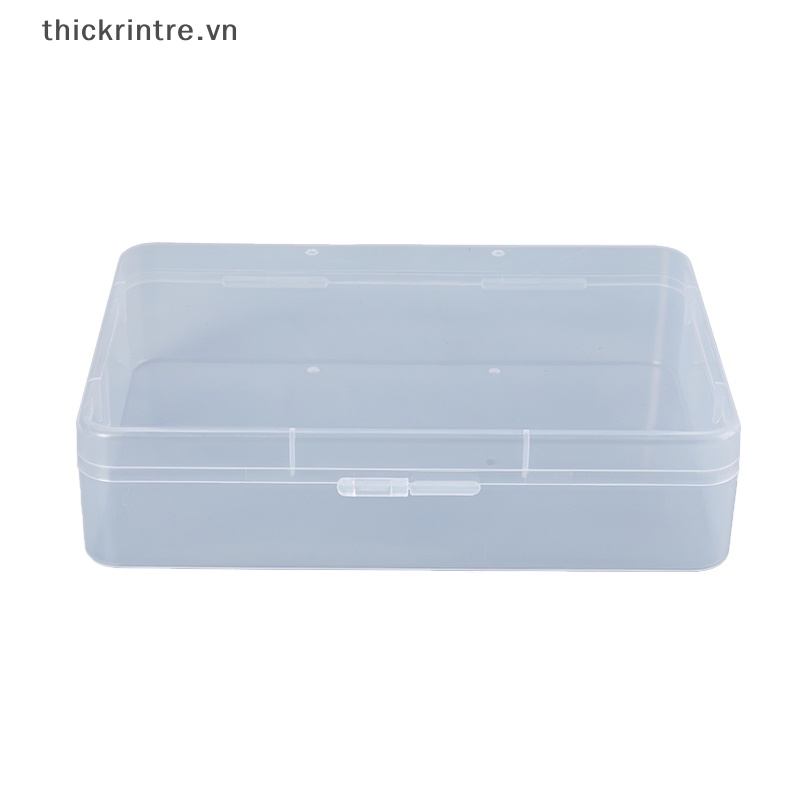Hộp Nhựa Hình Vuông Đựng Đồ Trang Sức Để Bàn Chống Bụi