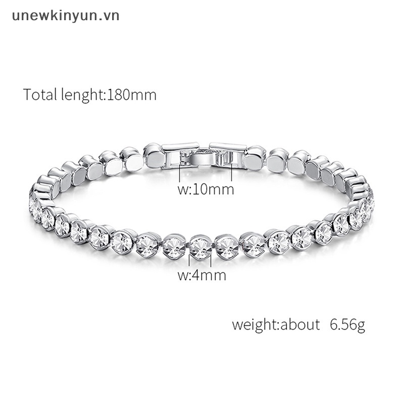 Vòng Đeo Tay Đính Đá Zircon Thời Trang Dành Cho Nữ