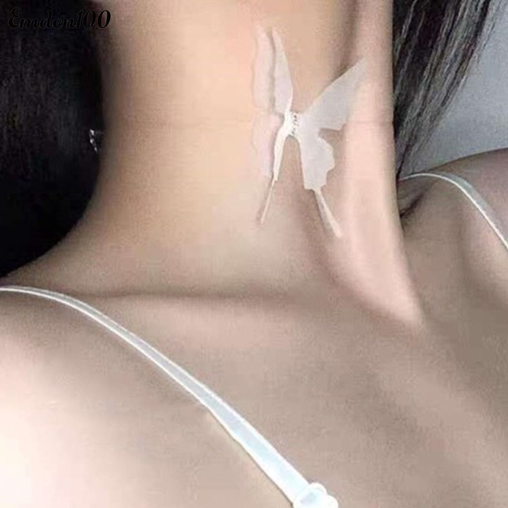 Vòng Cổ Choker Bằng Hợp Kim Mặt Hình Bướm Gợi Cảm Cho Nữ