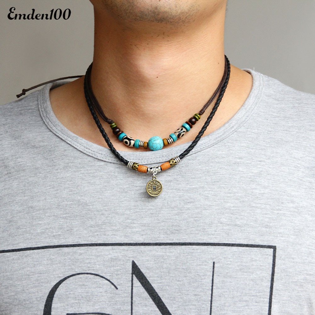 Vòng cổ Nhiều Lớp Thời Trang Dành Cho Nam