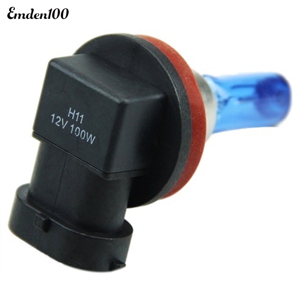 Bộ 2 Bóng Đèn Xenon H11 100W Ánh Sáng Trắng Cho Xe Hơi