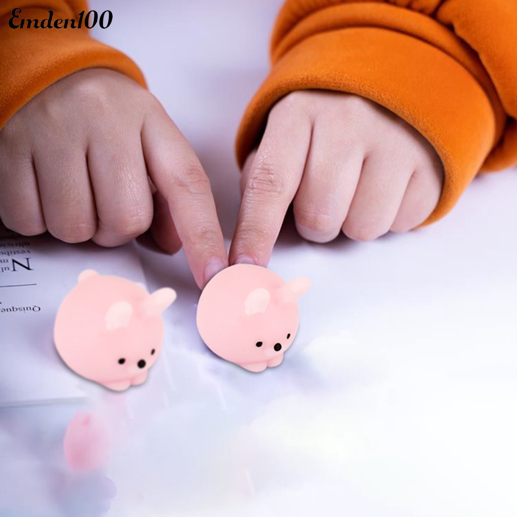 Đồ Chơi Mềm Dẻo Giảm Stress Hình Dáng Chú Thỏ Xinh Xắn