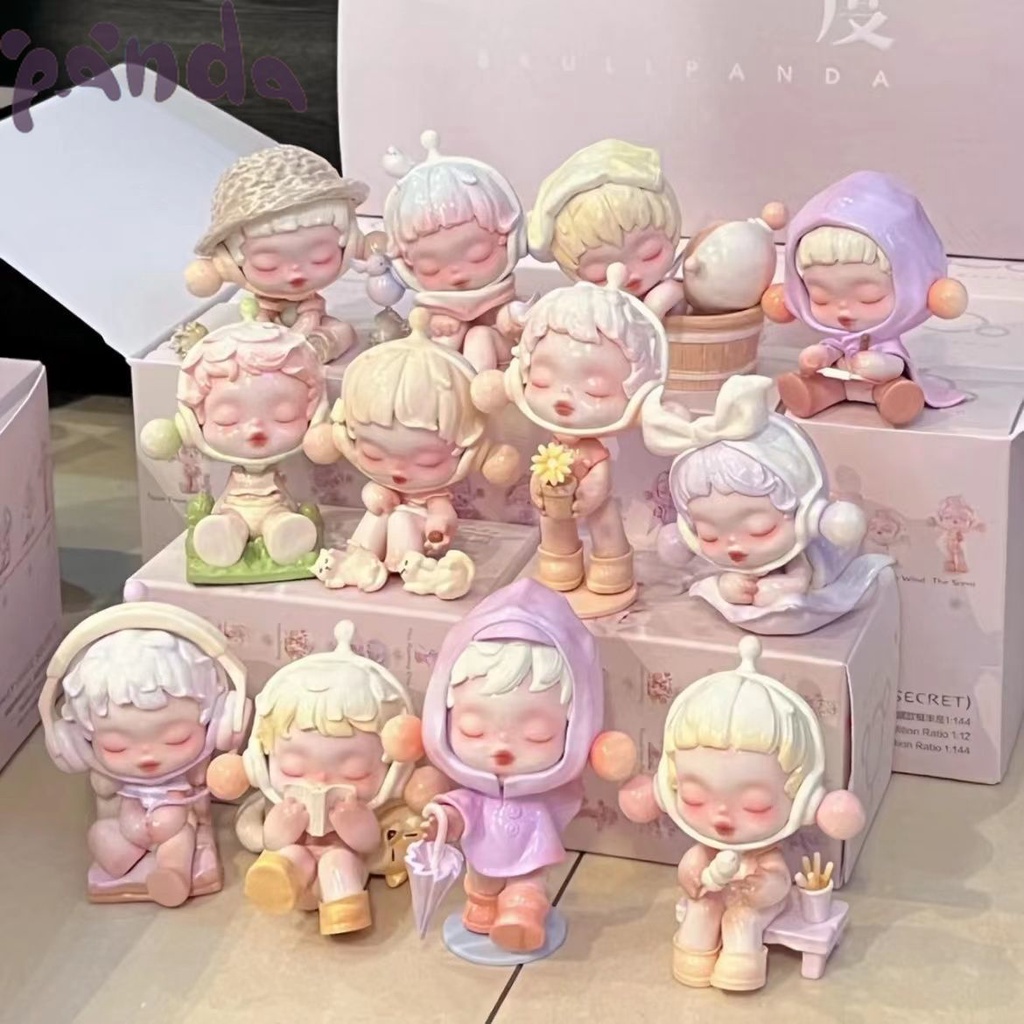 Panda ~Đồ chơi hộp mù ngẫu nhiên SKULPANDA Dòng nhiệt độ Hộp mù Búp bê ngẫu nhiên Nhân vật hoạt hình dễ thương Hộp mù Trang trí thủ công Quà tặng đồ chơi hợp thời trang 0128