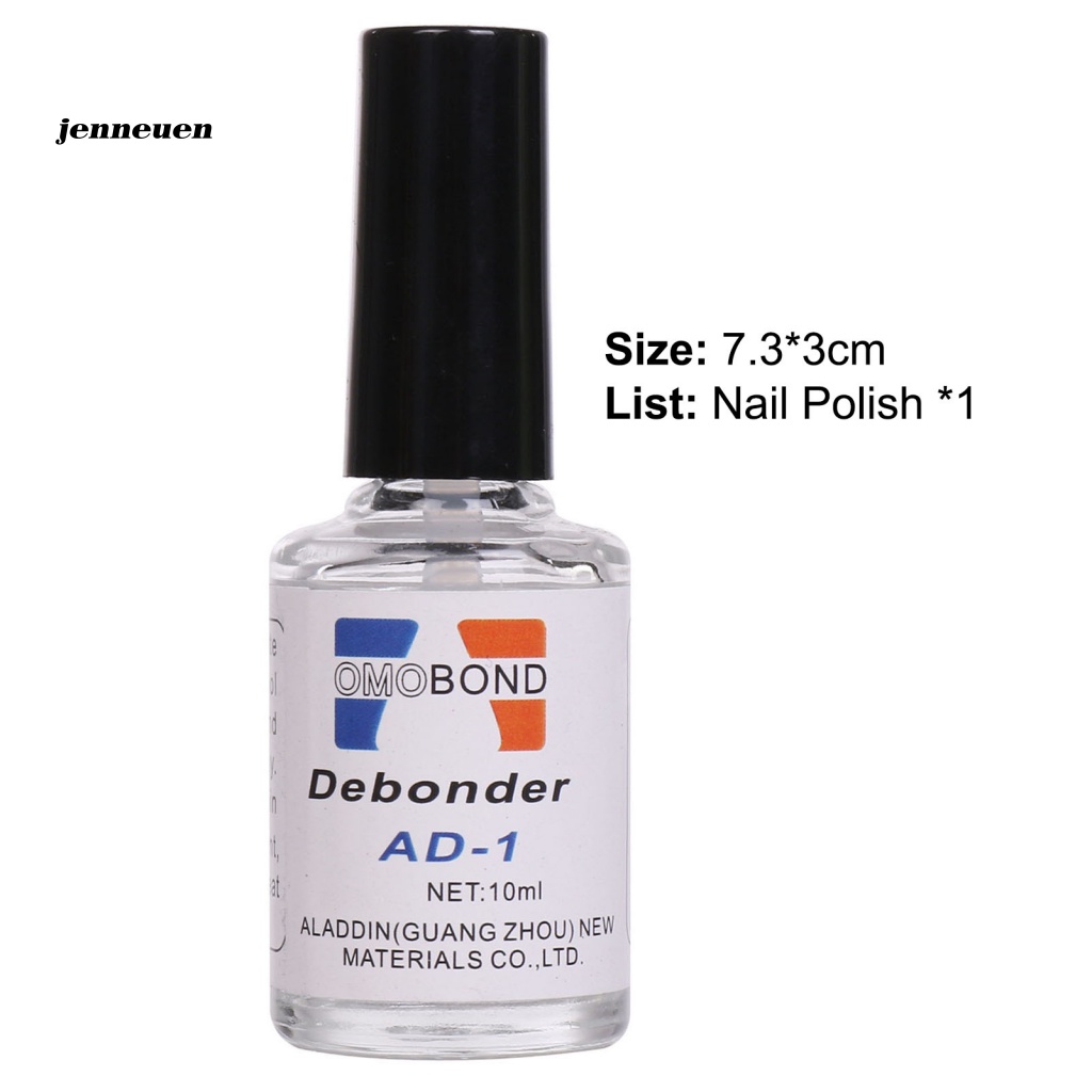 Dung Dịch Tẩy Sơn Móng Tay Giả 10ML Thiết Kế Đơn Giản Tiện Dụng