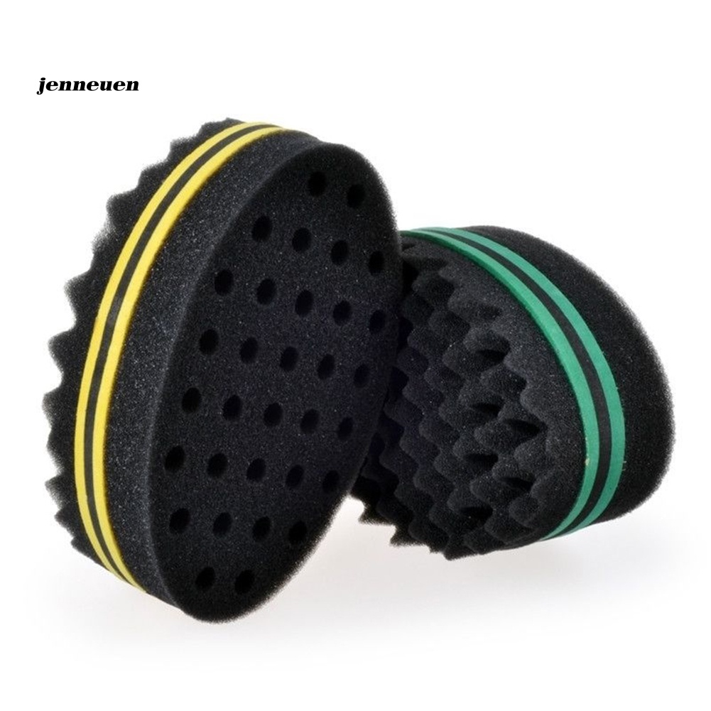 Mút Xốp Hai Mặt Hình Oval Tạo Kiểu Tóc Afro Tự Nhiên