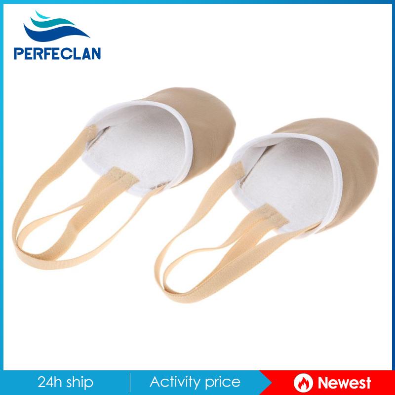 Giày Múa Ba Lê Bằng Da Hở Ngón 4X