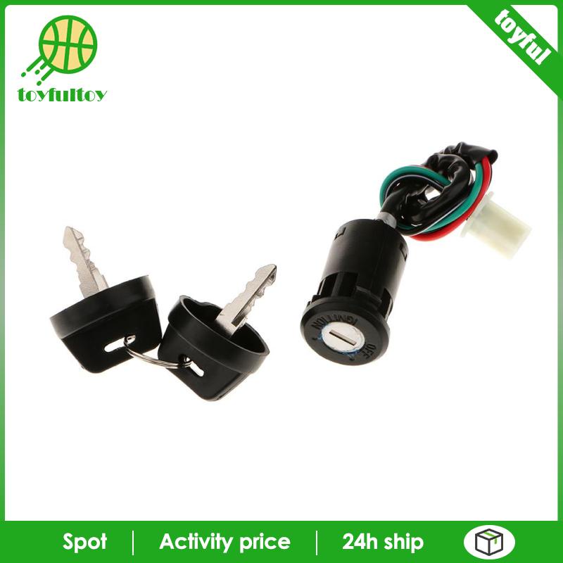 Ổ Khóa Đánh Lửa 4 Dây Cho 90cc 110cc 125cc 150cc 200cc