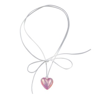 Vòng Cổ Choker Mặt Trái Tim Thời Trang Có Thể Điều Chỉnh