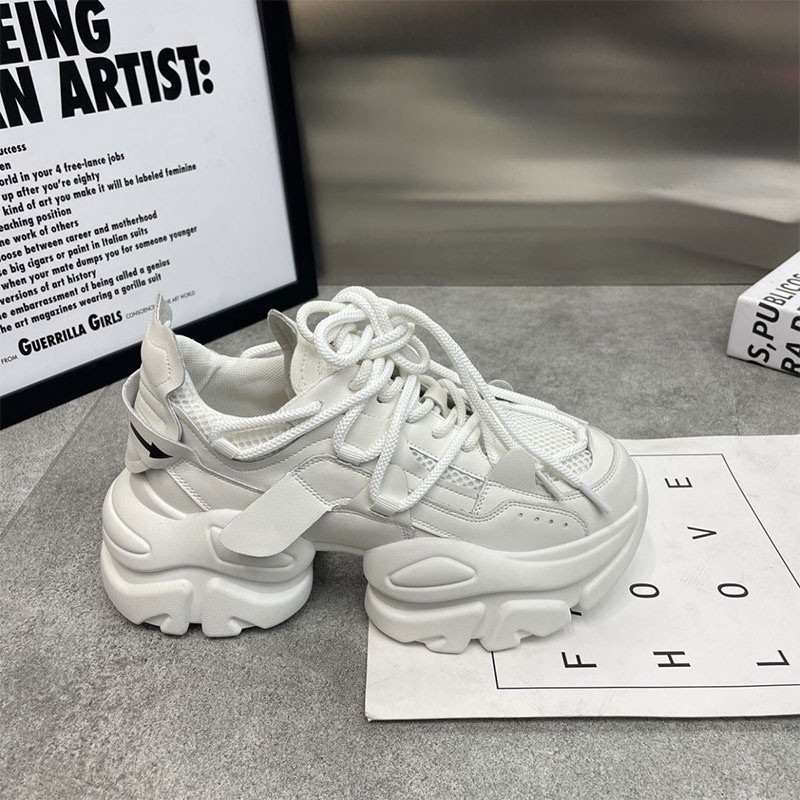 GUDETU❤Giày Thể Thao Đế Dày Phong Cách Đường Phố Mới Cho Nữ