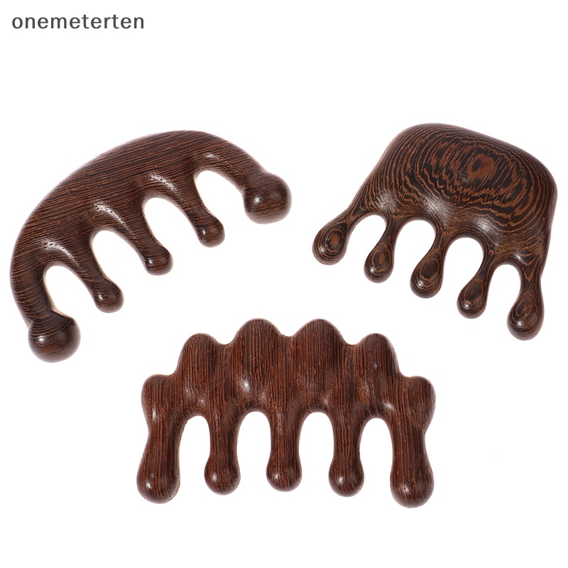 Rten 1 Lược Gỗ Mát Xa Mặt Chống Tĩnh Điện Đa Chức Năng