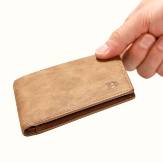 Ví da pu gập đôi siêu mỏng cho nam