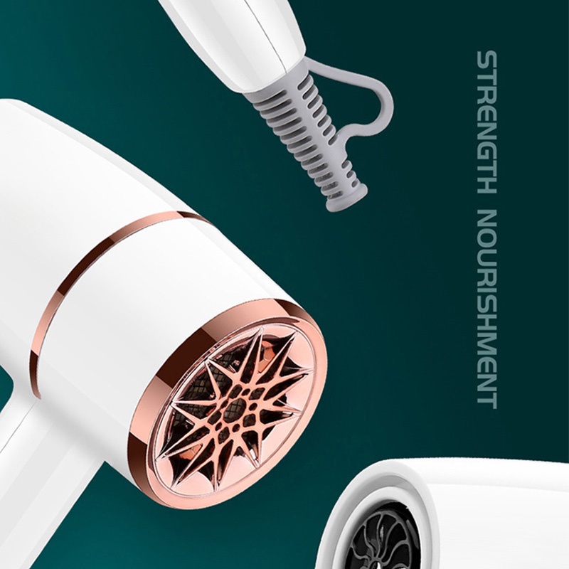 Máy sấy tóc gia đình đơn giản nhiệt độ không đổi nóng và lạnh máy sấy tóc im lặng