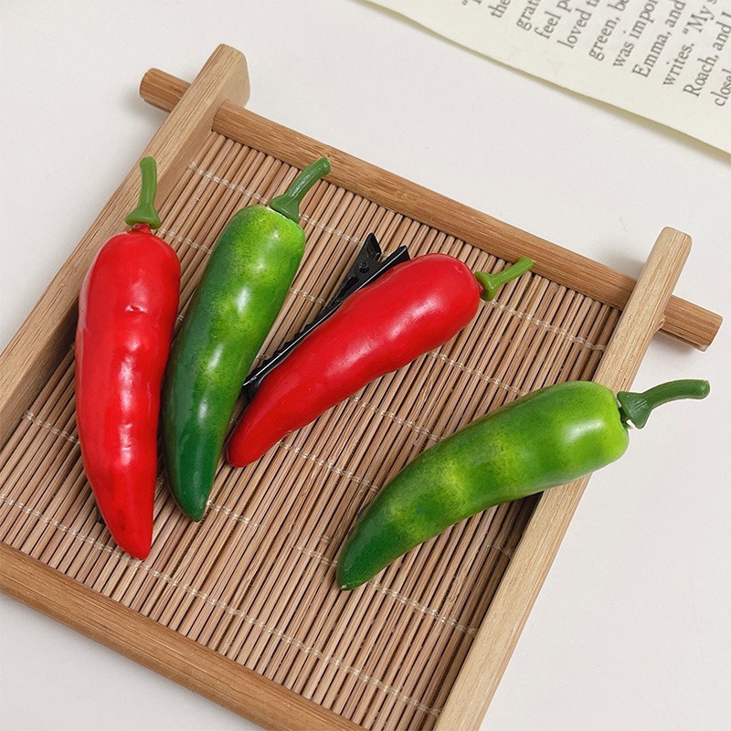Kẹp Tóc Hình Thức Ăn Hoạt Hình Dễ Thương Cho Bé