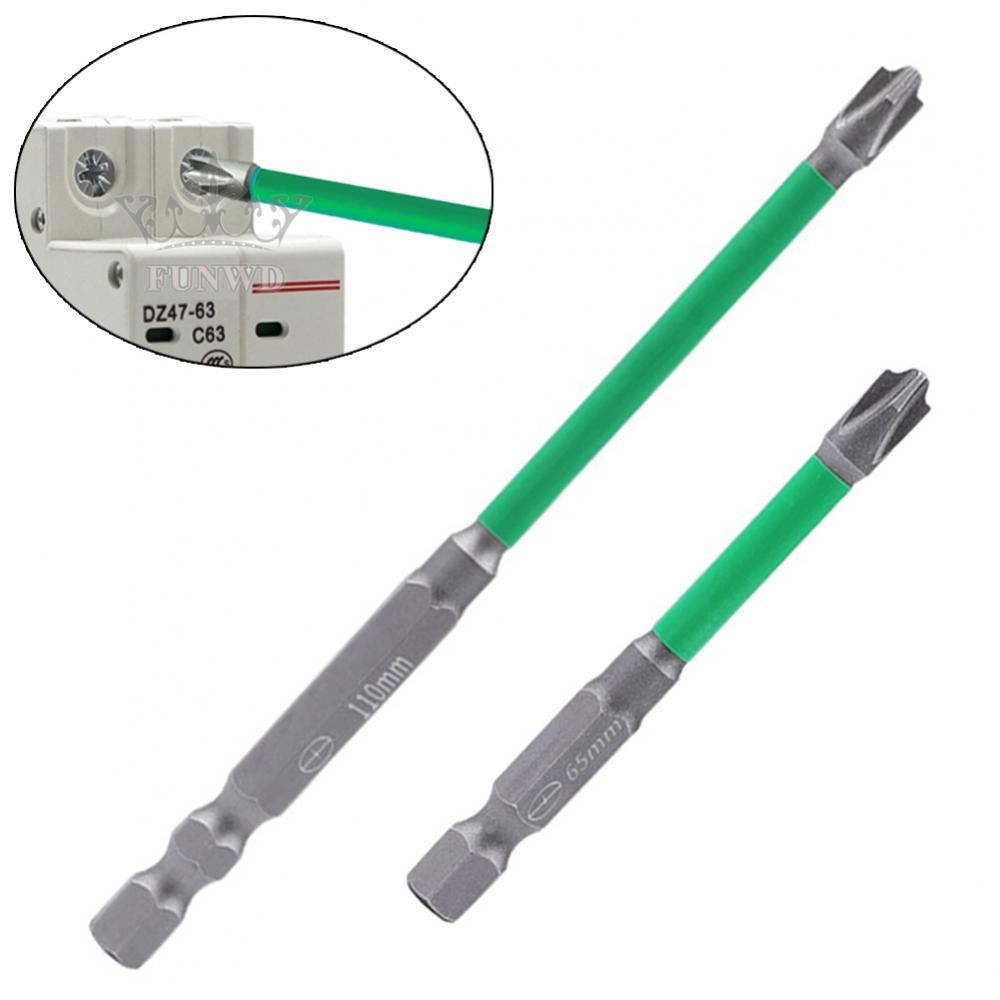 【FUNWD】Screwdriver Bit FPH2 For Socket Magnetic Power Tools Slotted Hand Tools
