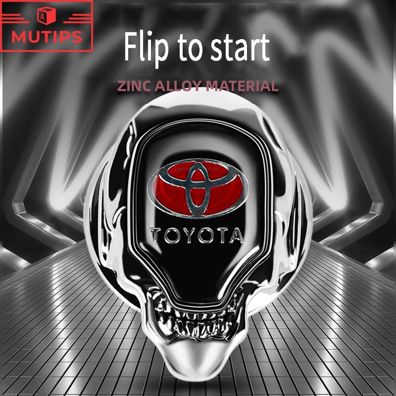 Phụ Kiện Trang Trí Nút Bấm Động Cơ Xe Hơi Toyota Agya Veloz Rush Kijiang Innova Razie Calya Avanza Y
