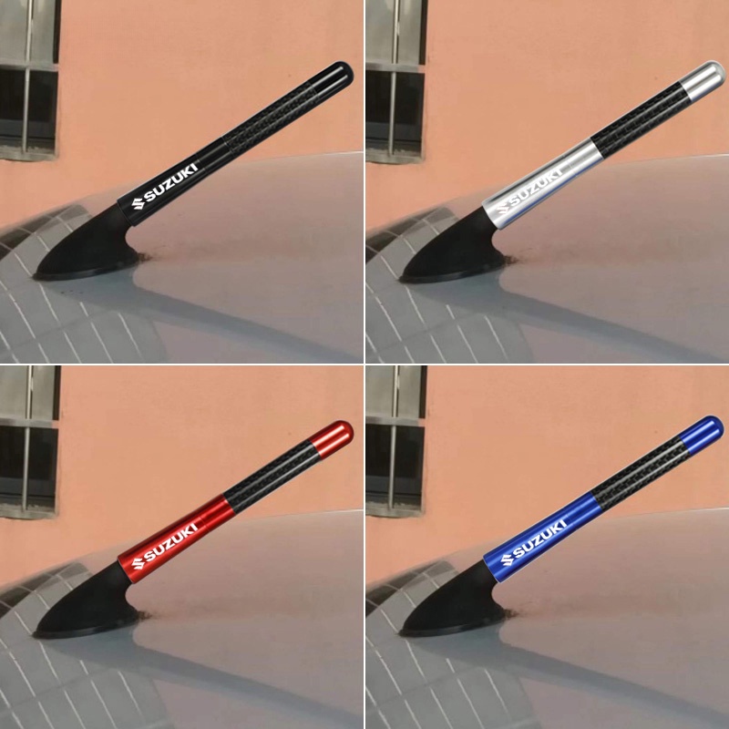Ăng Ten Radio Gắn Nóc Xe Hơi Bằng Sợi Carbon 12cm Cho Suzuki Swift XL7 SX4 Alto Jimny GSX R150 gn125 gn250 Satria