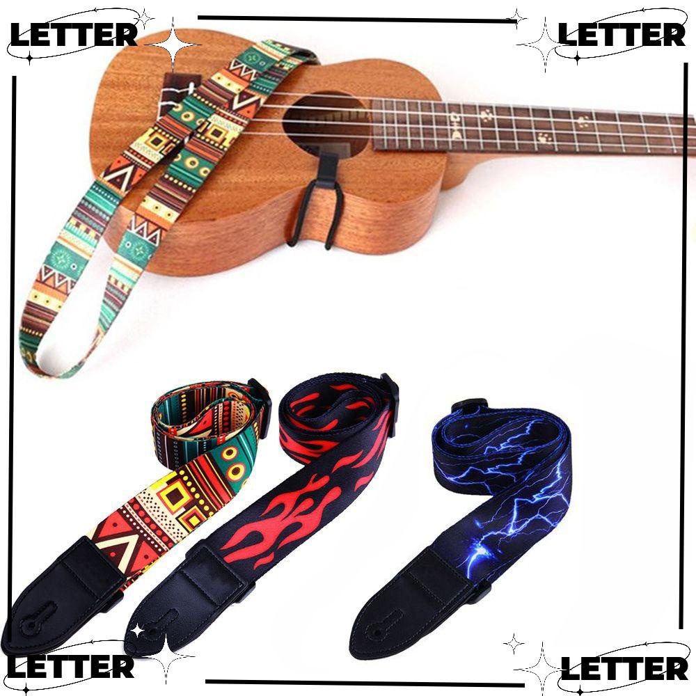 Dây đeo đàn guitar phối da PU nhiều màu chất lượng cao