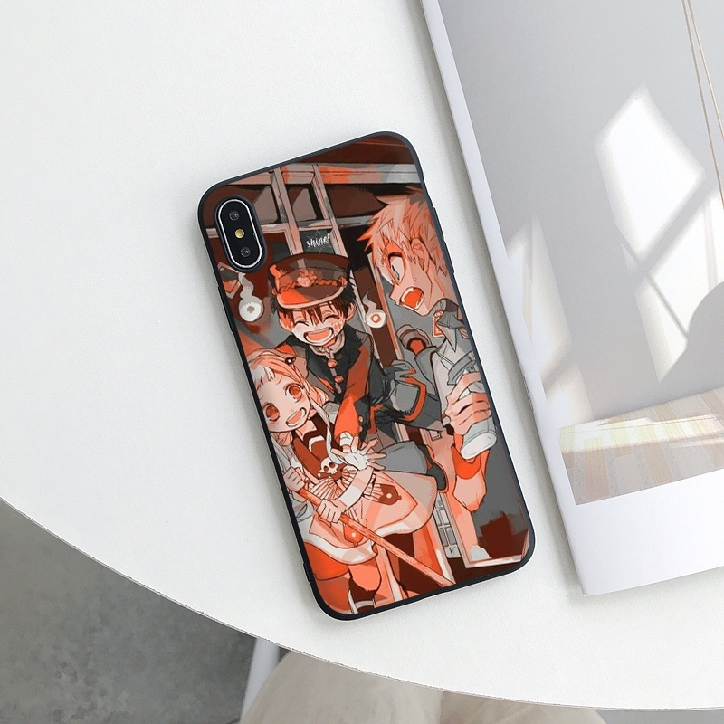 Ốp Điện Thoại Mềm Hình Hanako-kun WV3 FH274 Cho iphone X XS XR 14 Pro Max Plus 12 13 Mini