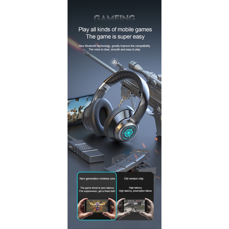 Tai Nghe Bluetooth Không Dây Ultra 200Hrs Loại Bỏ Tiếng Ồn