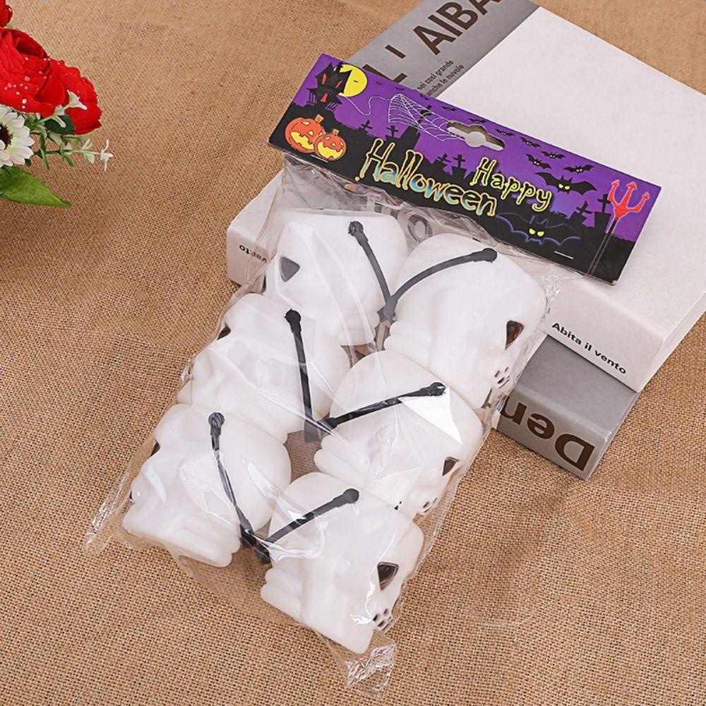 Shanrong set 6 Xô Đựng Kẹo Bí Ngô halloween mini Cầm Tay Có Quai Cầm Cho Người Lớn Và Trẻ Em