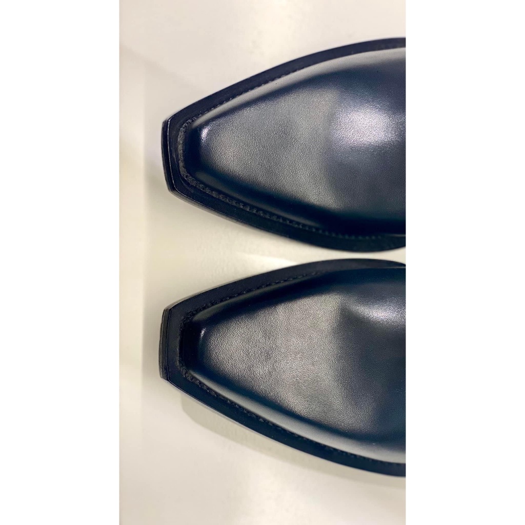 Giày SANTIAGO Boots Da Bò Nguyên Tấm Nhập Khẩu Đế Gỗ Cao 5cm