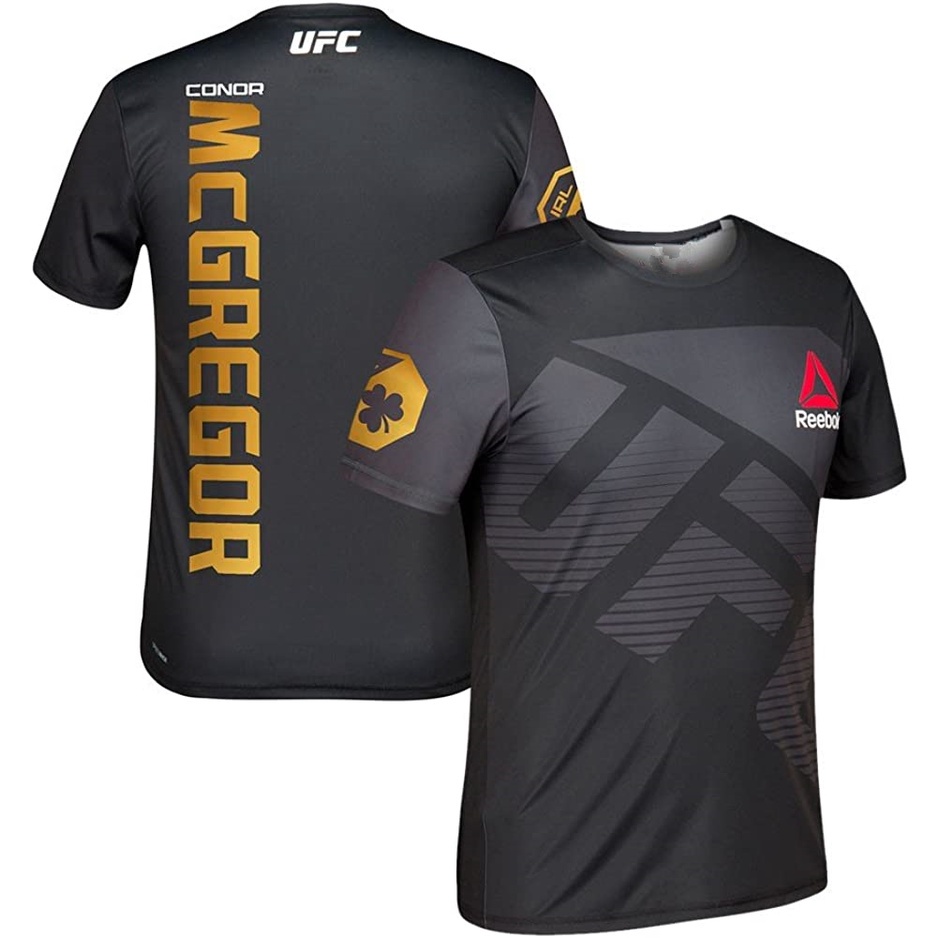 Áo Thun Thể Thao Tay Ngắn In Hình 3D McGregor MMA Rashguard 2023