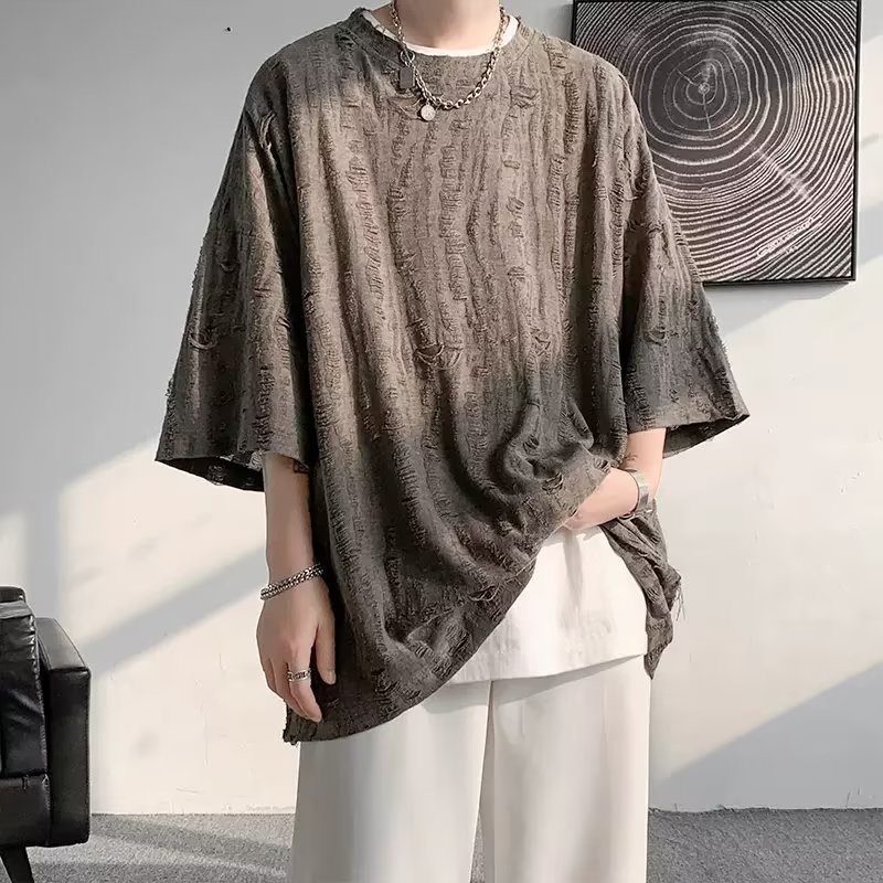 Áo Thun Tay Ngắn Phong Cách Hip Hop Thời Trang Mùa Hè Cho Nam