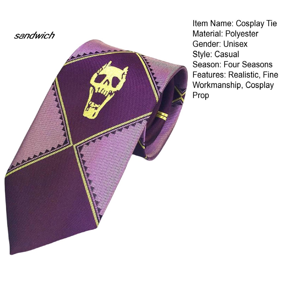 Cà Vạt Hóa Trang Nhân Vật Kira-Yoshikage Chống Dầu Mỡ