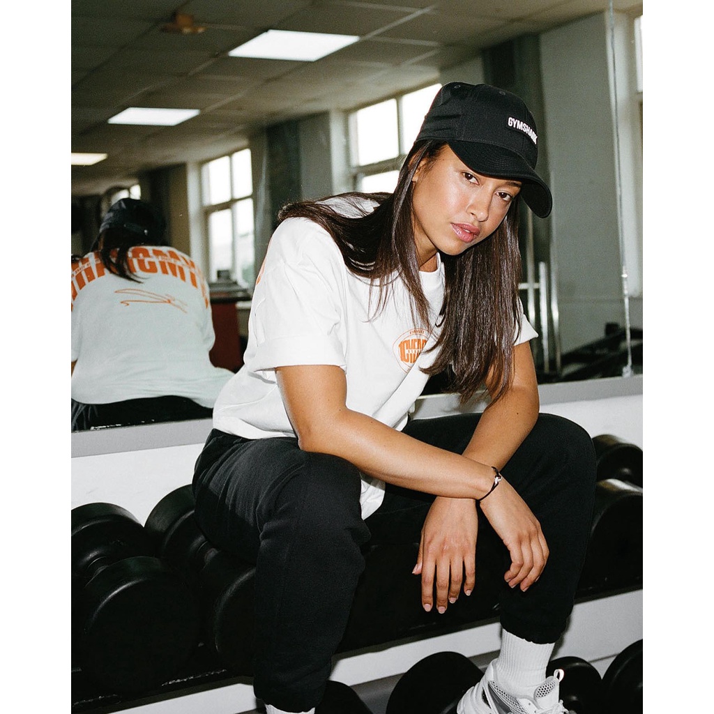 Ready stock gymshk gs10 strong sporty thoải mái loose crewneck short sleeve t-shirt