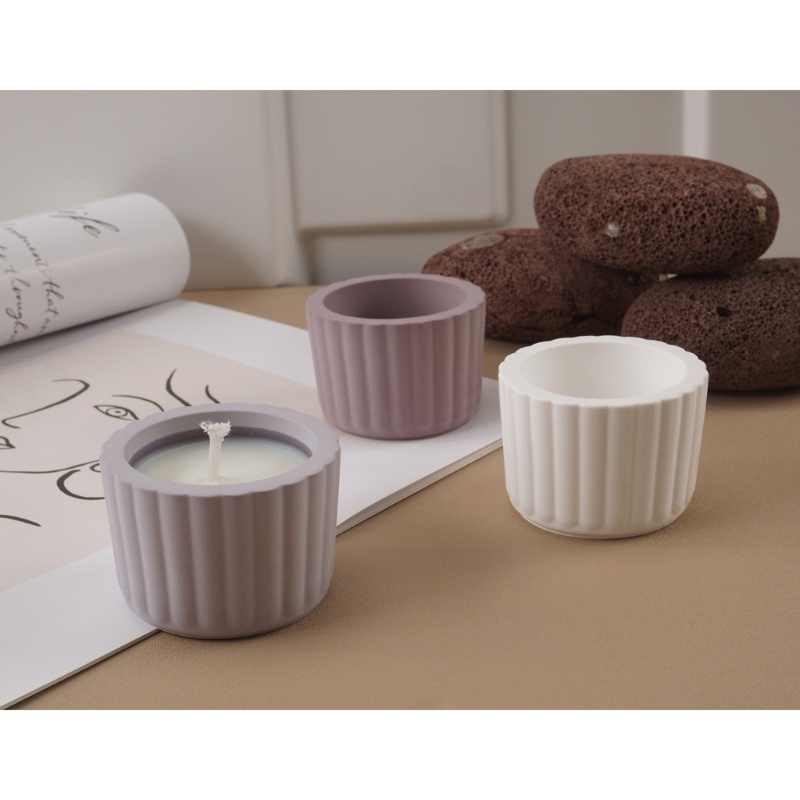 ✿ Silicone Khuôn Silicon Làm Đế Nến Sáp Nến Thủ Công