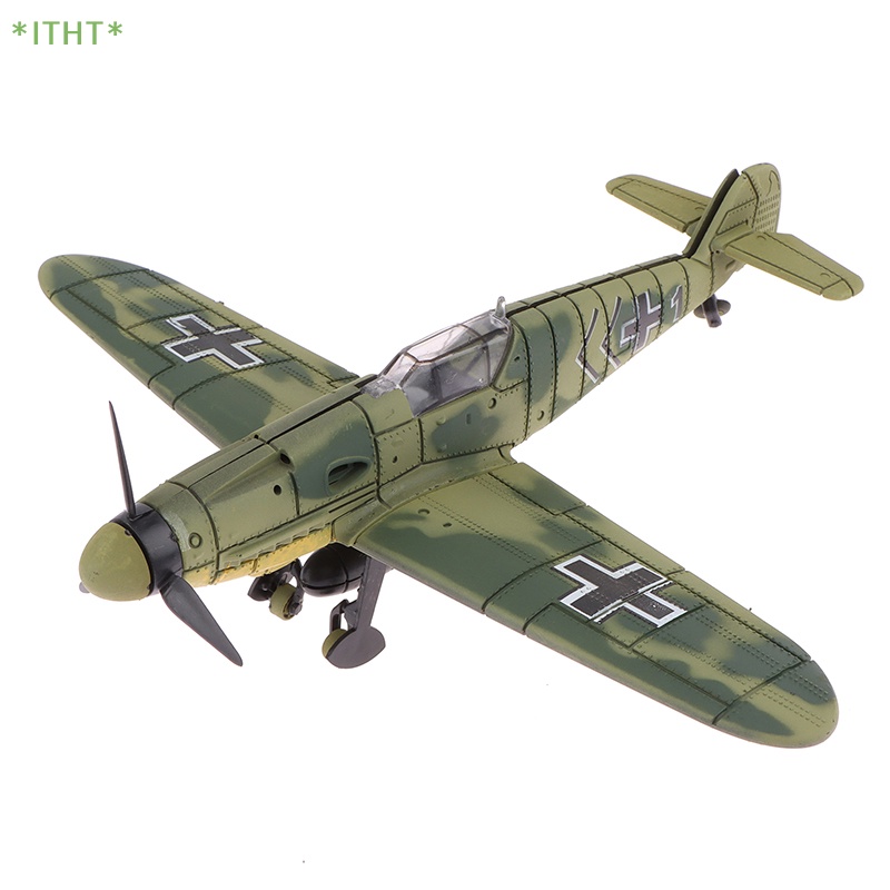 1 Mô Hình Máy Bay Chiến Đấu Đức BF109 UK Hurricane Fighter 4D 1 / 49 Mới