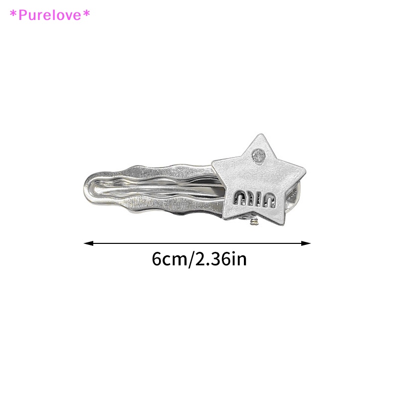 Kẹp Tóc Hình Ngôi Sao Năm Cánh Đính Đá Pha Lê Màu Hồng Xinh Xắn Cho Nữ Mới