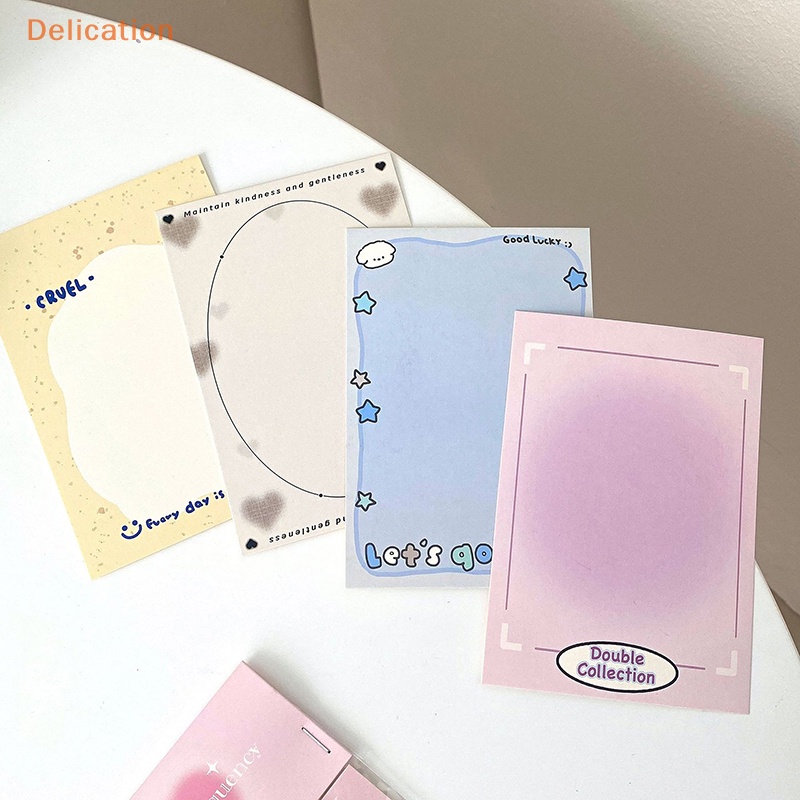 10 Túi thẻ giấy đựng thẻ ảnh ELEBUY 3 inch phong cách kawaii cho văn phòng