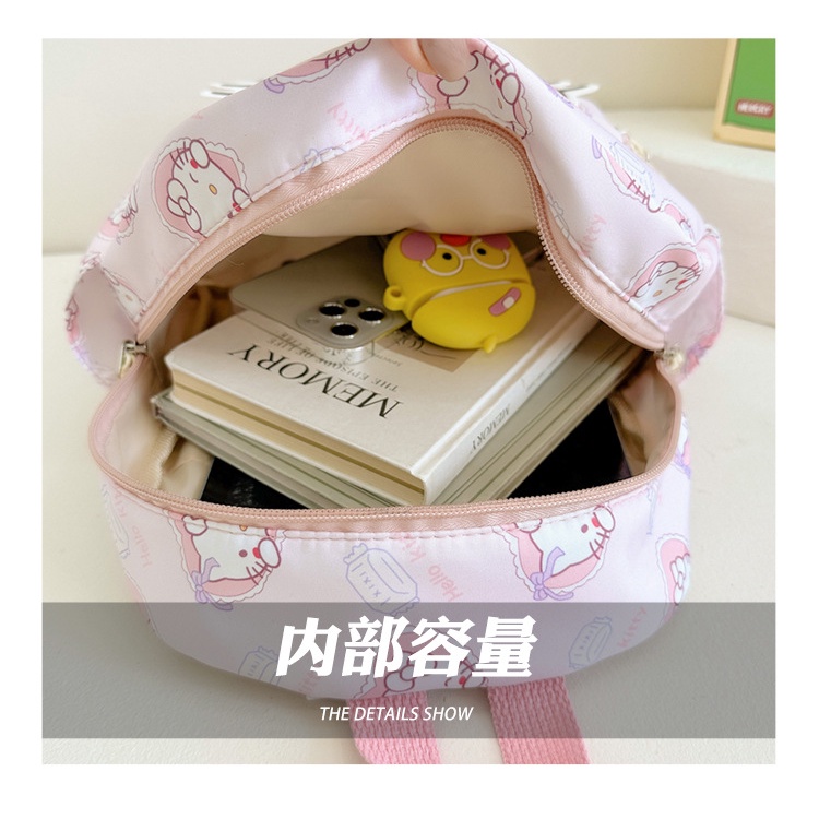 Balo Đi Học Vải Oxford Họa Tiết Hoạt Hình Dễ Thương Cho Trẻ Mẫu Giáo