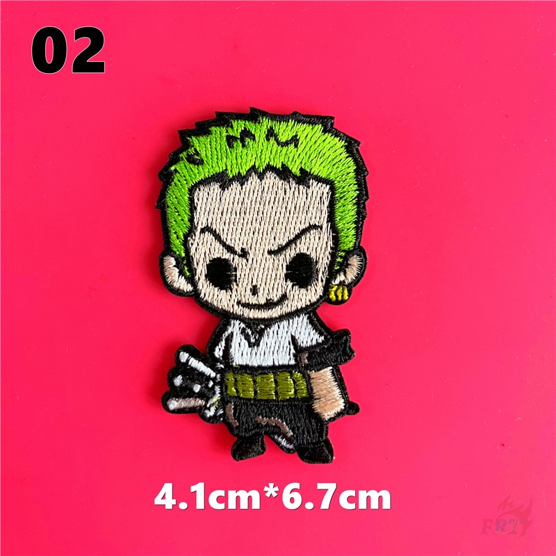 ♥ Miếng Vá Bằng Sắt Hình Anime One Piece Độc Đáo ♥ 1 Huy Hiệu Cài Áo Hình Luffy / Zoro / Chopper / Ace / Usopp / Sanji