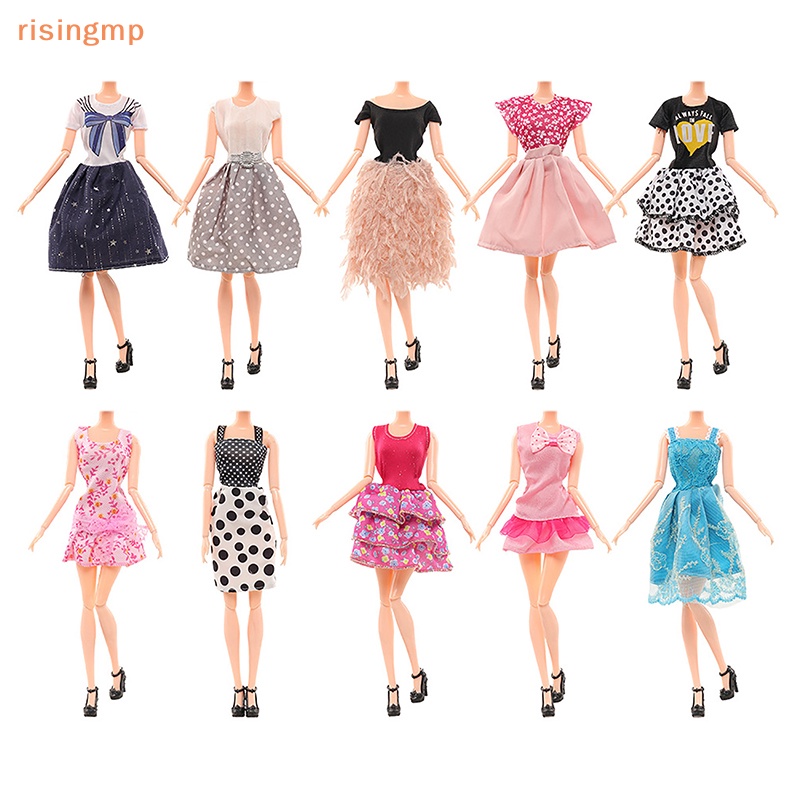 1 Đầm Ngắn Thời Trang Mùa Hè Cho Búp Bê Dài 30cm