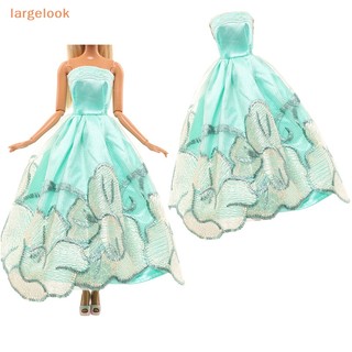 1 búp bê mặc đầm cưới bằng ren cỡ lớn 30cm