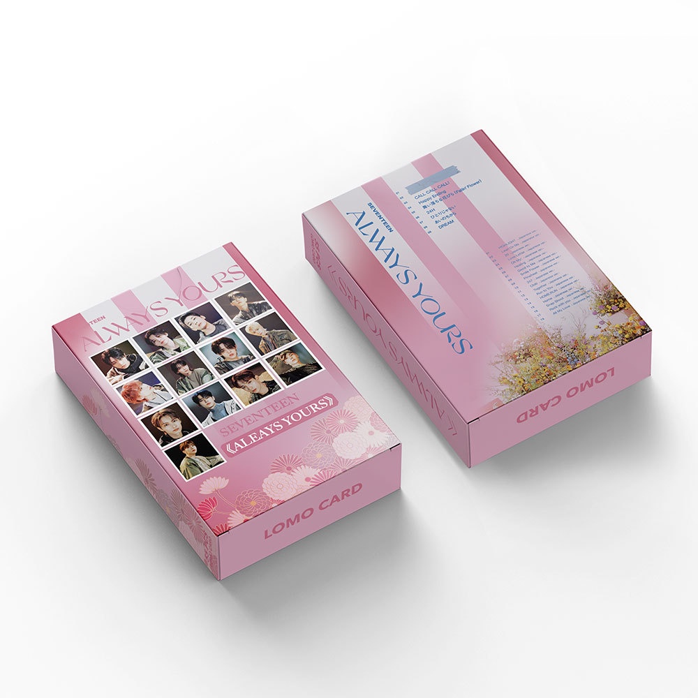 Hộp 55 Ảnh Lomo Card Nhóm Nhạc SEVENTEEN 10th Mini
