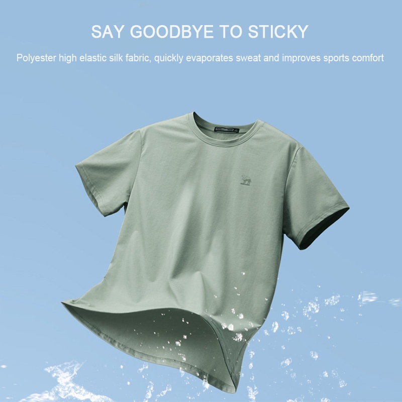 Áo Thun Ngắn Tay In Họa Tiết Cá Tính Theo Phong Cách Mỹ Dành Cho Nam