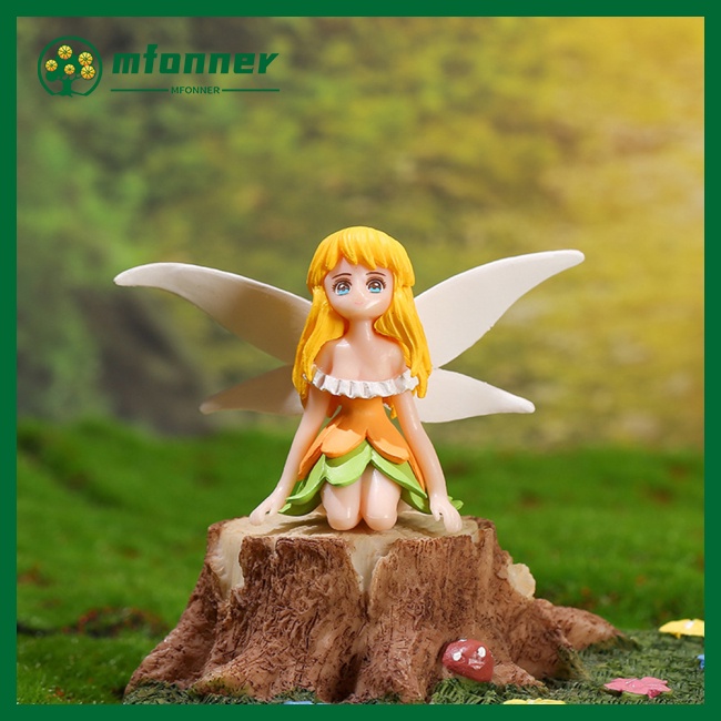 Tượng Đồ trang trí Nàng Tiên Hoa Trang Trí Bể Cá