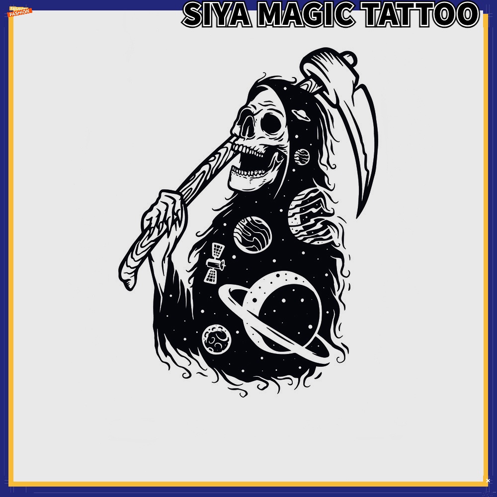 【SIYA Magic Tattoo】Hình Xăm Dán Tạm Thời Chống Nước 6cm x 10cm Sang 10-15 Ngày