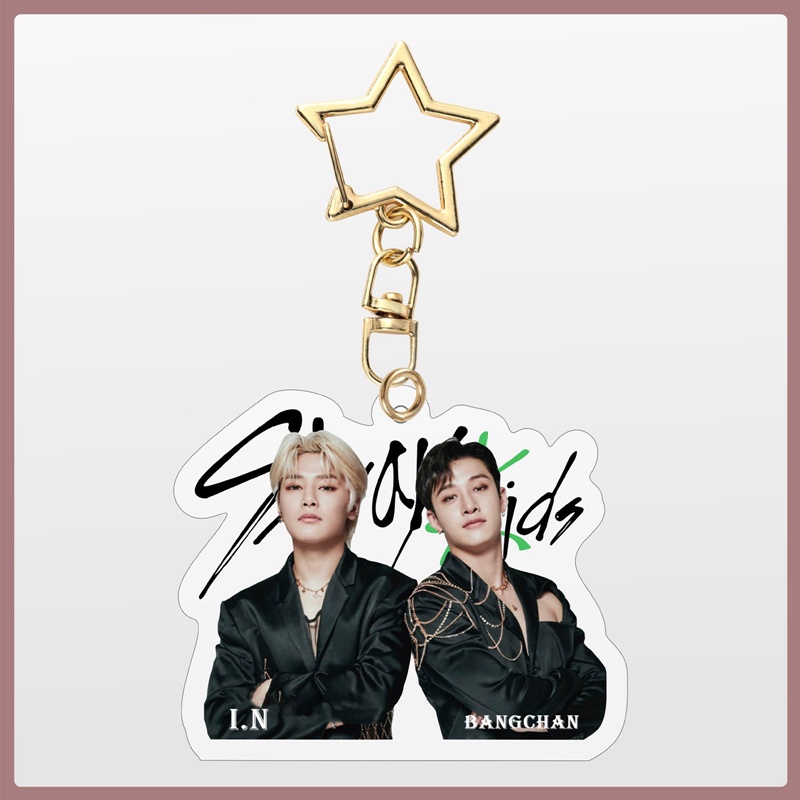 Hq kpop stray kids apmc keychain mặt dây chuyền acrylic