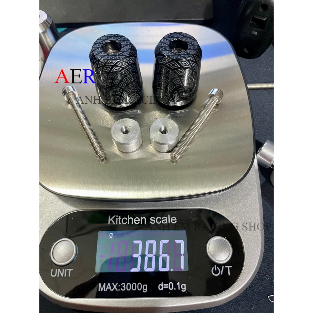 GÙ TAY LÁI NGUYÊN KHỐI INOX VÀ NHÚNG CACBON  MẪU V2