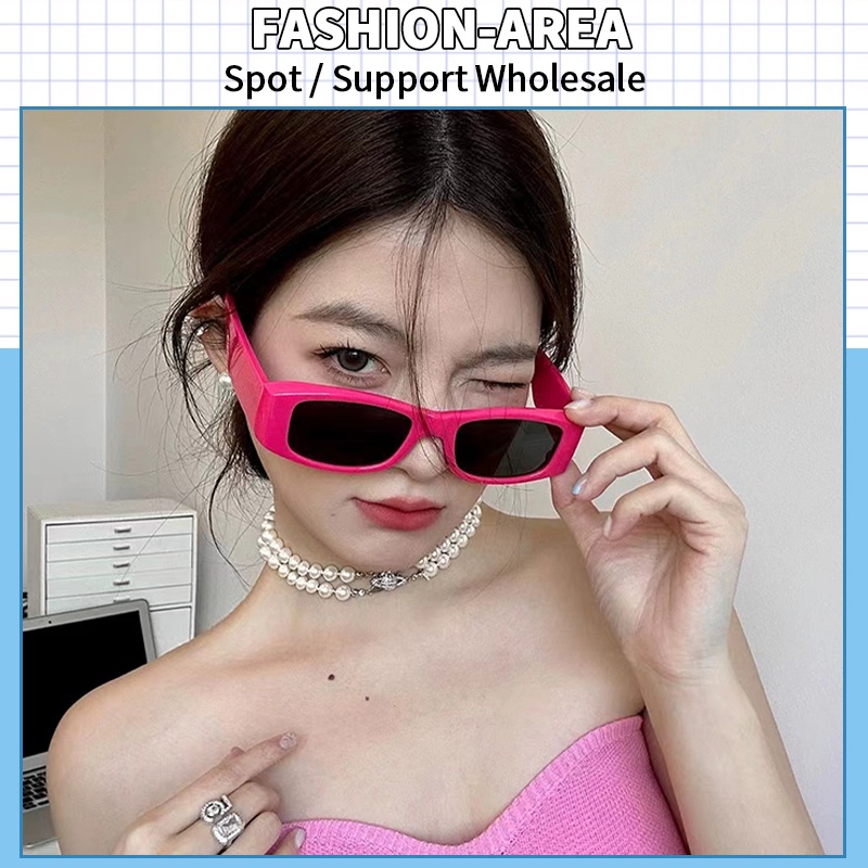 (KIQI-FASHION) COD Thời trang phụ nữ mới gọng nhỏ kính râm uv400 xu hướng cổ điển ngoài trời cao cấp sense ins phong cách ngôi sao cùng một kính râm chống tia cực tím