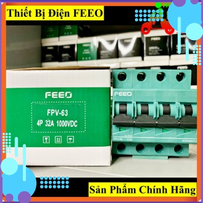 Aptomat an toàn MCB DC 2P/4P 800V-1000VDC - FEEO [Chính hãng] Vivasolar