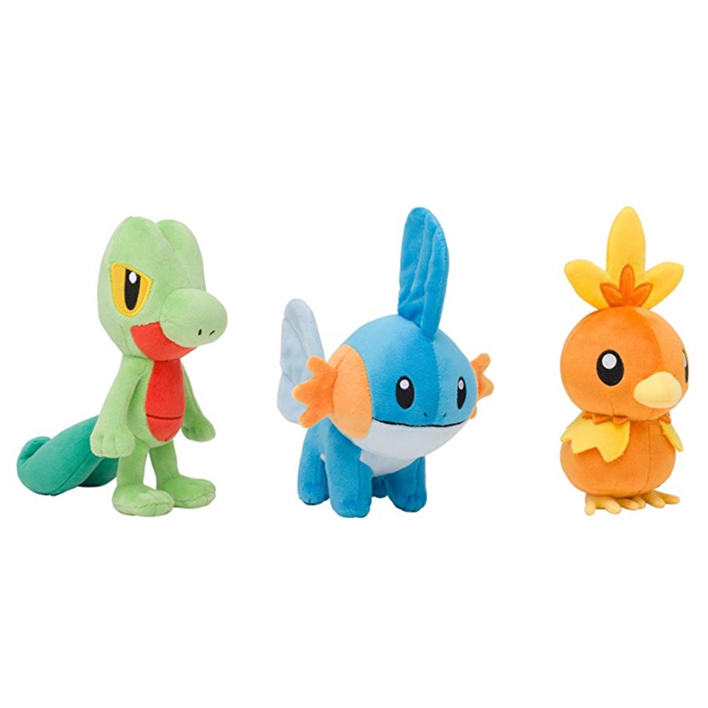 Anime groudon rayquaza kyogre mudkip torchic treecko búp bê sang trọng pokemon pikachu đồ chơi nhồi bông trang trí trẻ em kid baby gift