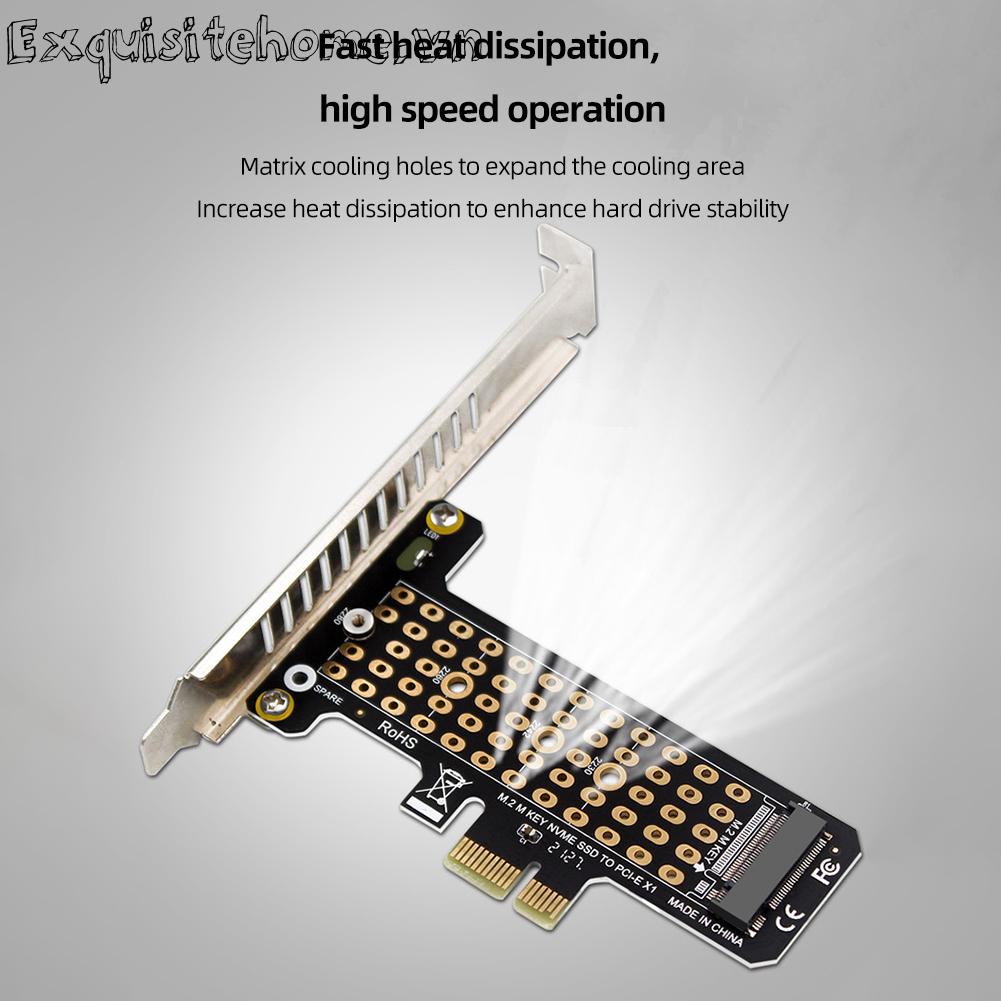 Thẻ chuyển đổi m.2 nvme sang pcie4.0 x1 cho m key m.2 nvme ssd 2230/2242/2260/2280