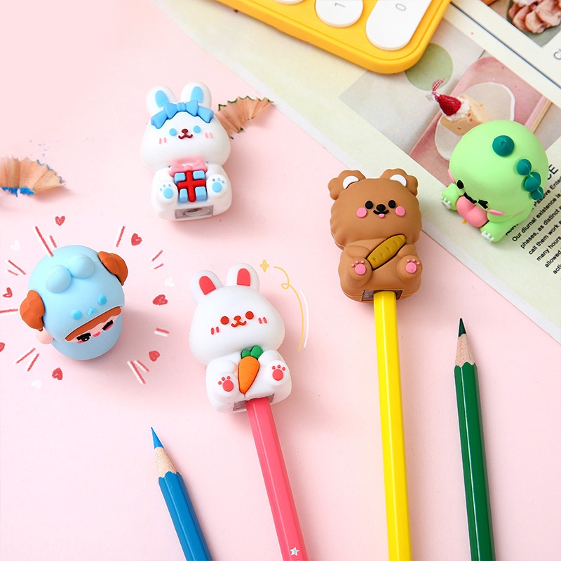 Đồ Chuốt Bút Chì Hình Búp Bê Hoạt Hình Đáng Yêu