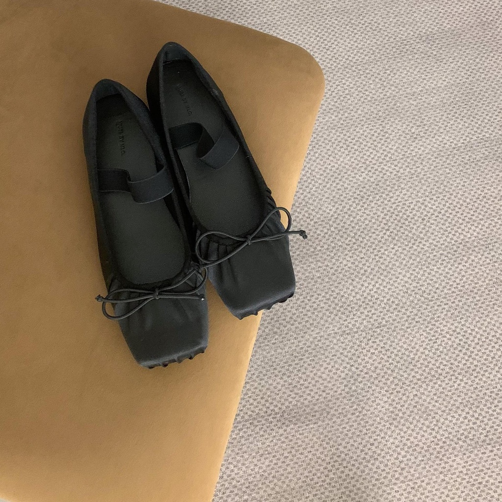 Giày Búp Bê Mary Jane Mũi Vuông Phong Cách Thời Trang Mùa Hè 2023 Mới